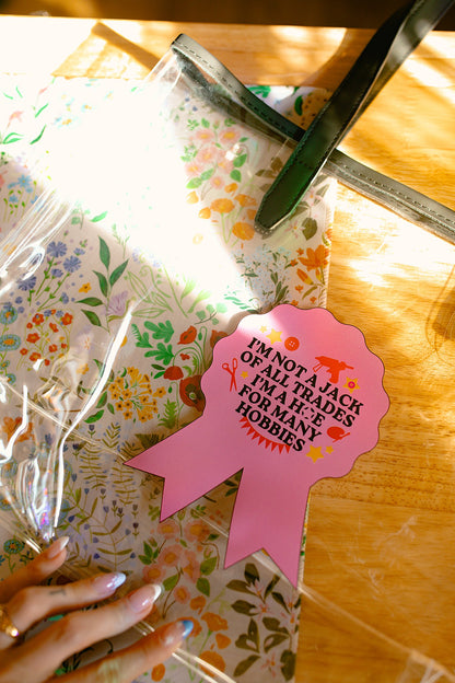 Hobby clear tote bag!