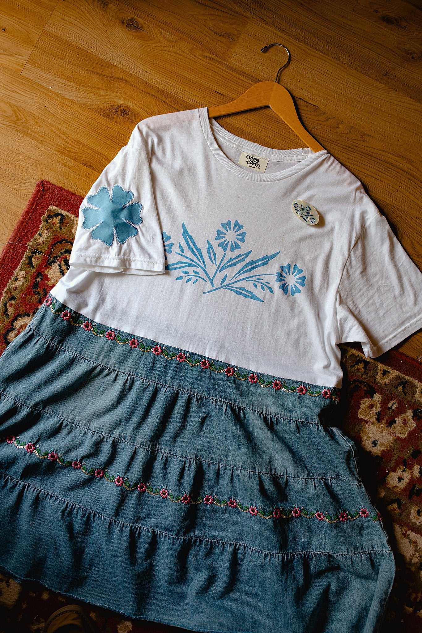 Cornflower Dress XL
