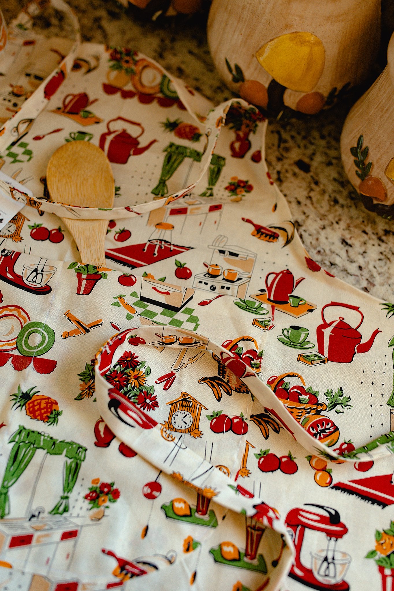 Retro Kitchen Apron