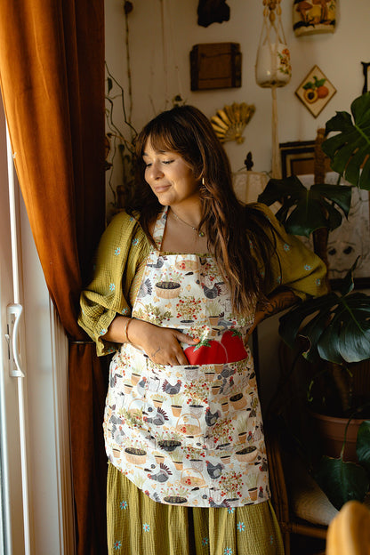 Chicken Apron w/ Patchwork