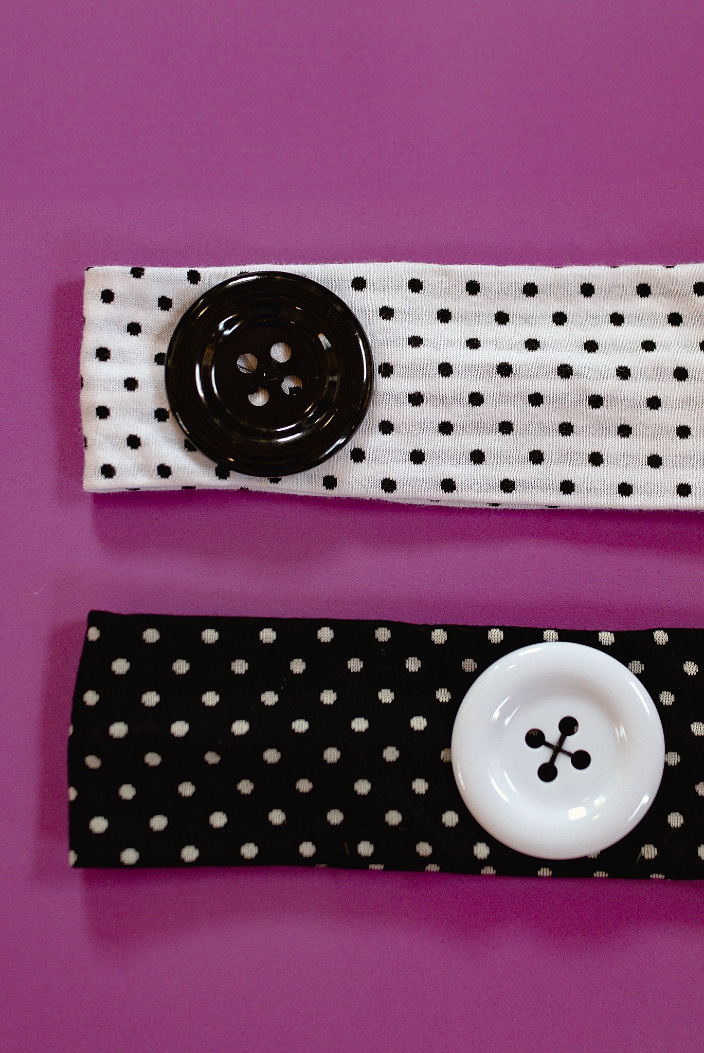 Whimsy Button Headband (6 Options)