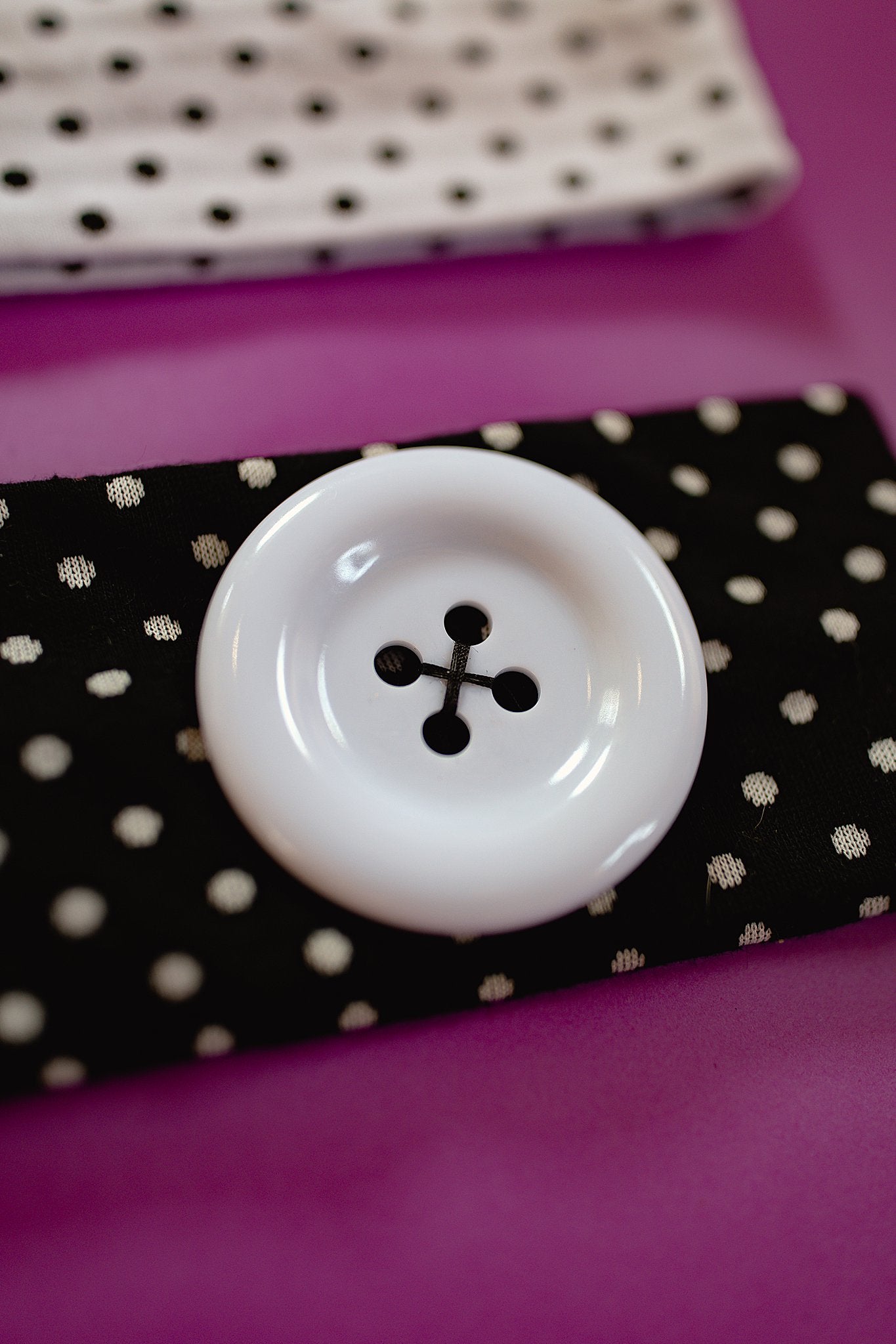 Whimsy Button Headband (6 Options)