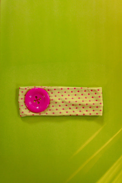 Whimsy Button Headband (6 Options)