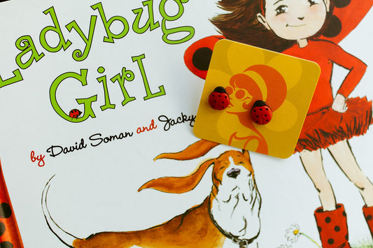 Ladybug studs