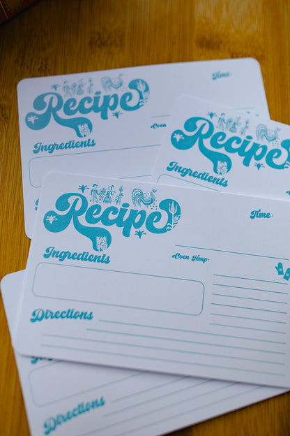 Retro Recipe Card Farmer (12 Pack)