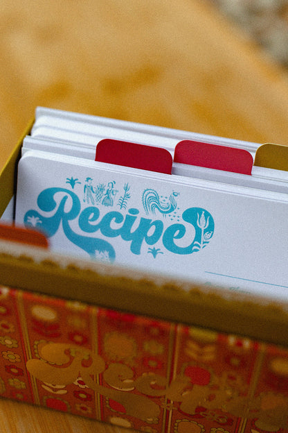 Retro Recipe Card Farmer (12 Pack)
