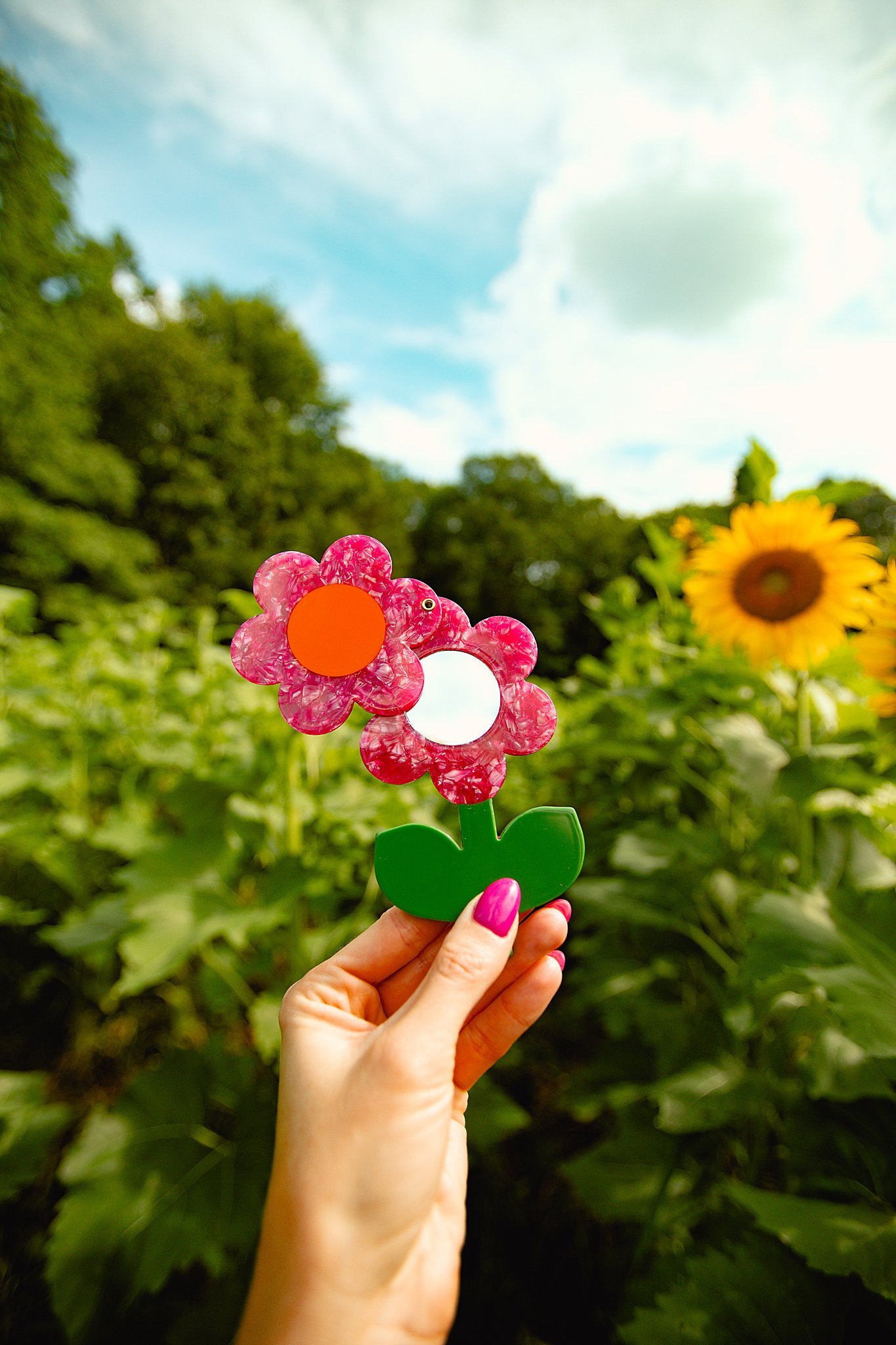 Flower Power Pocket Mirror PREORDER