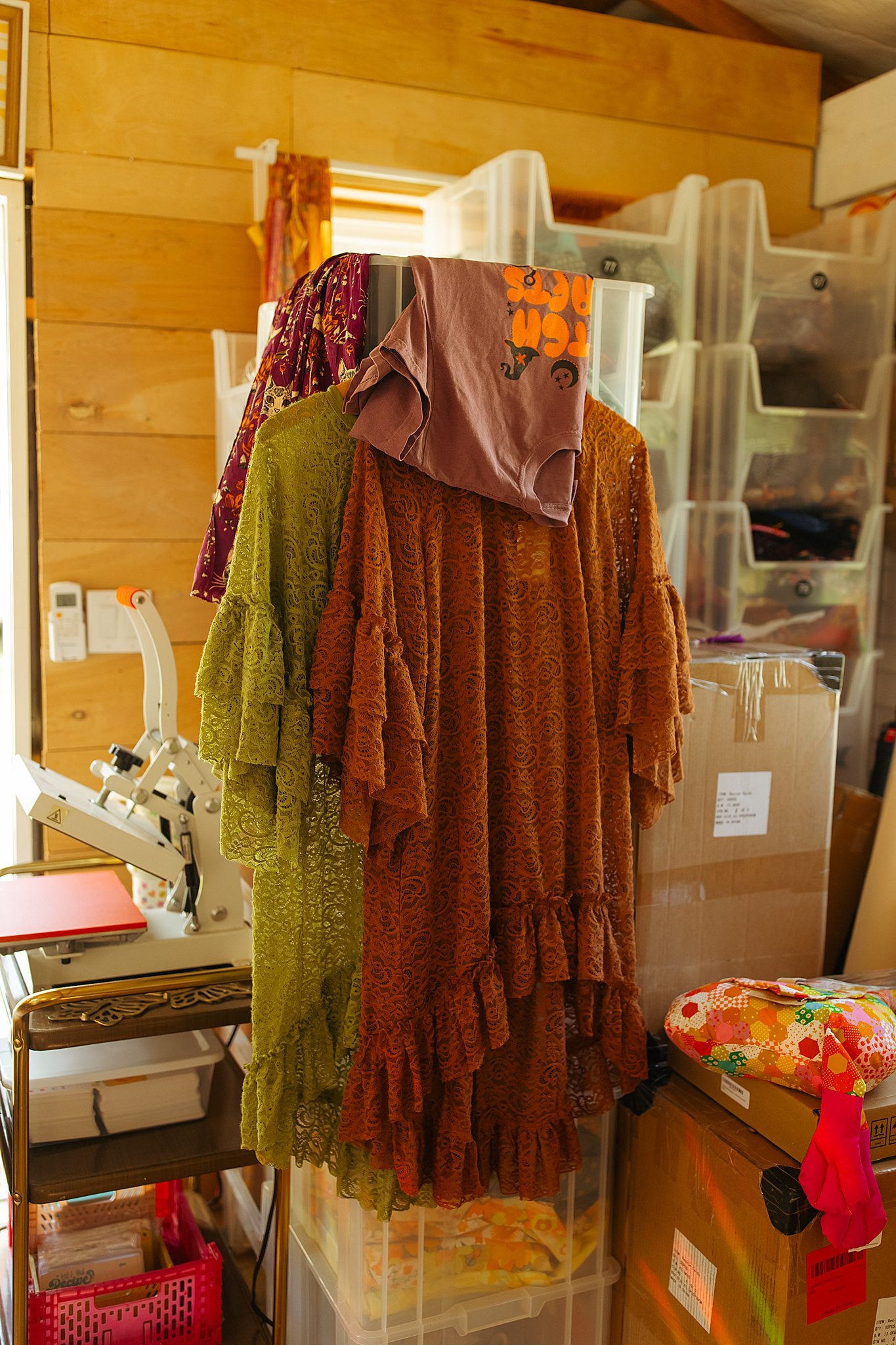 Granny's Ruffle Tunic Pumpkin