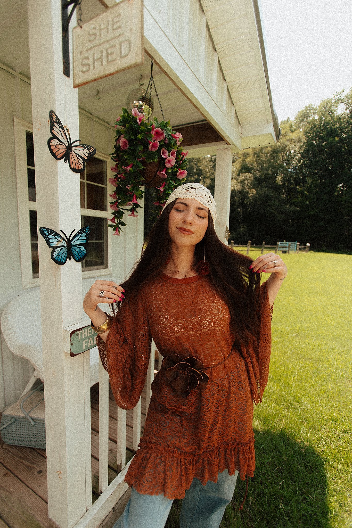 Granny's Ruffle Tunic Pumpkin