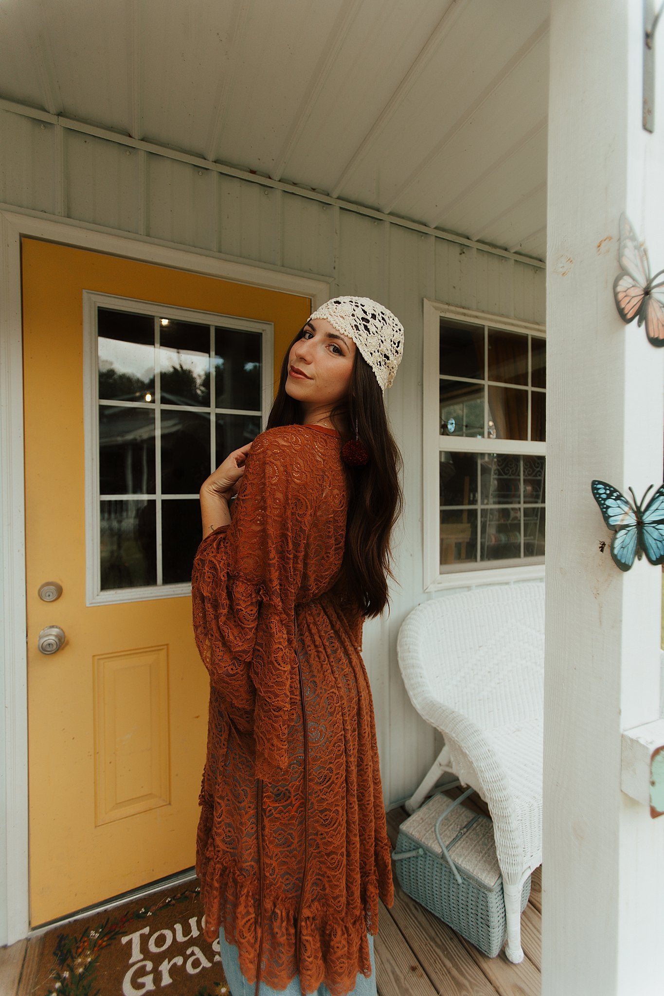 Granny's Ruffle Tunic Pumpkin