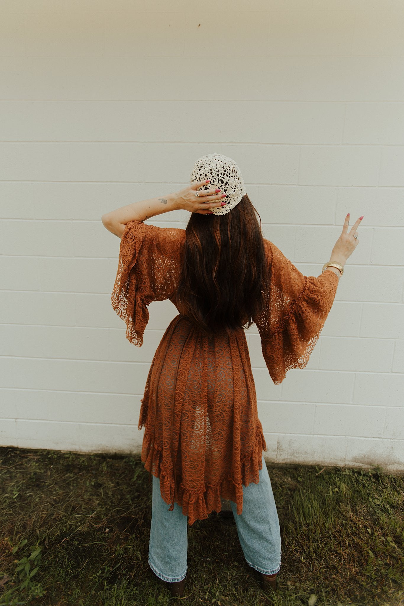 Granny's Ruffle Tunic Pumpkin