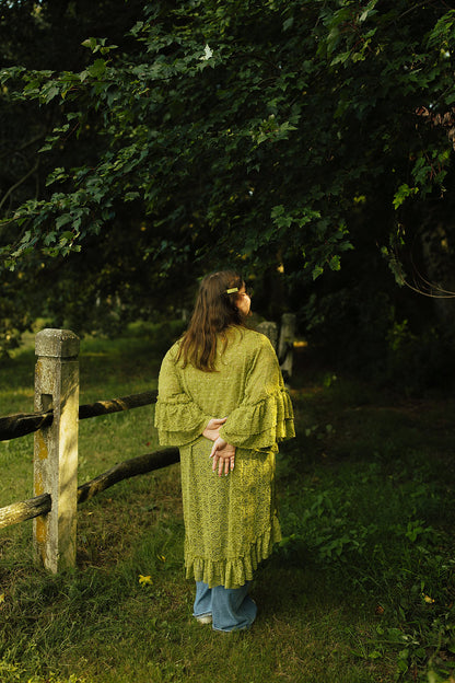 Granny's Ruffle Tunic Matcha