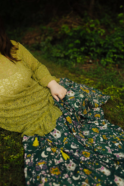 Granny's Ruffle Tunic Matcha