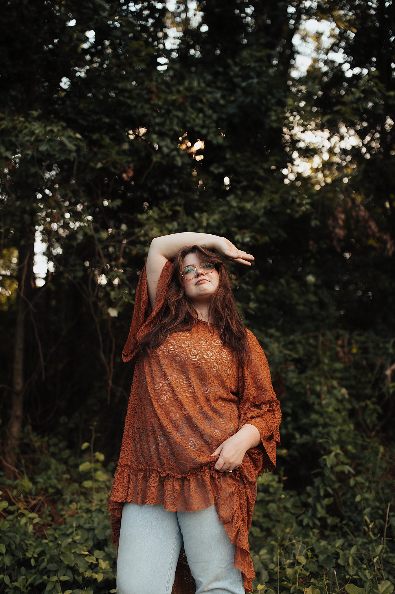 Granny's Ruffle Tunic Pumpkin