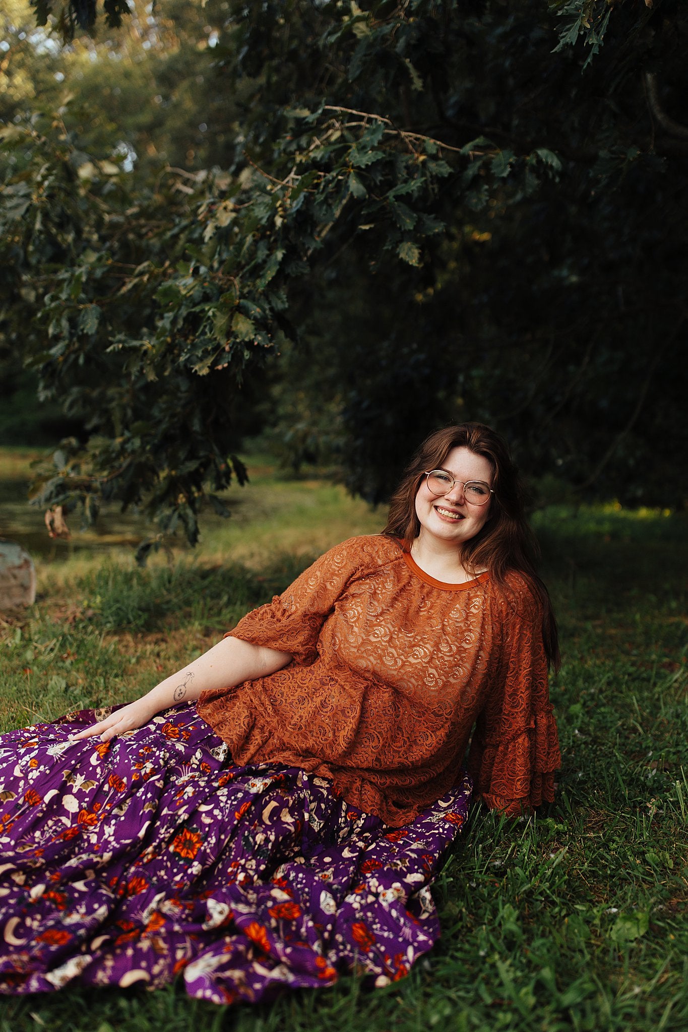 Granny's Ruffle Tunic Pumpkin
