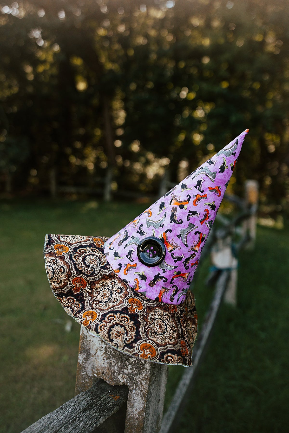 Witch Hat Halloween Shoes Quilted