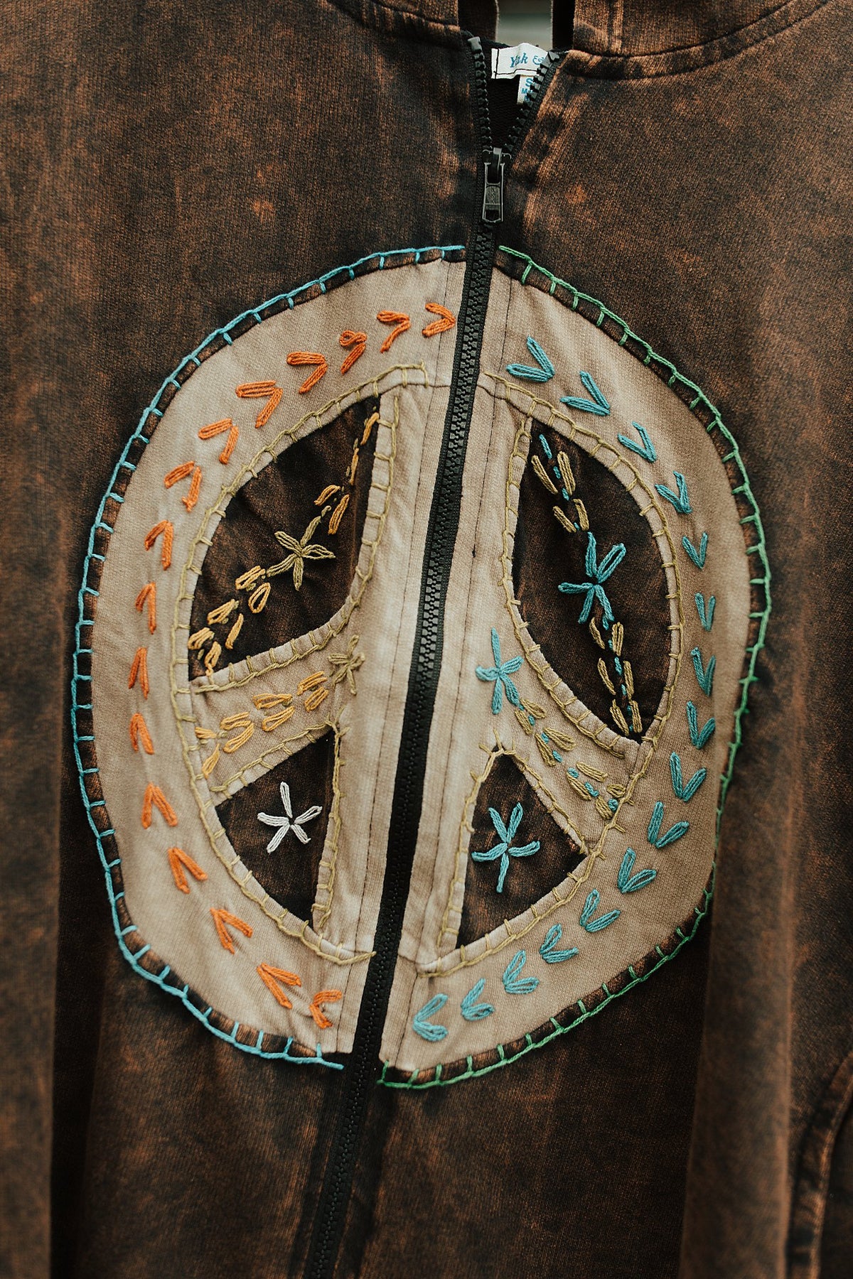 Peace Sign Patch Jacket