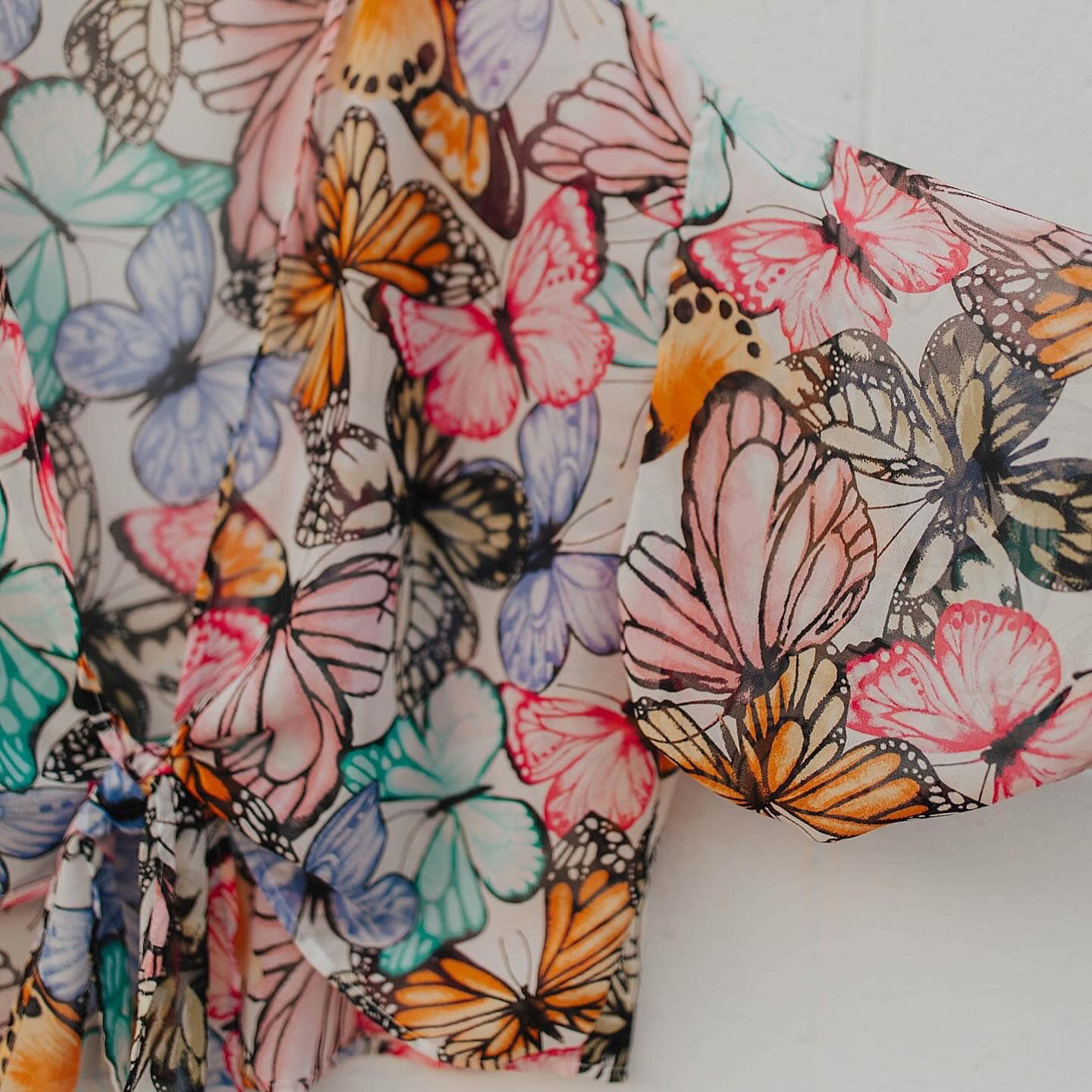 My Darling Valentina Front Tie Blouse