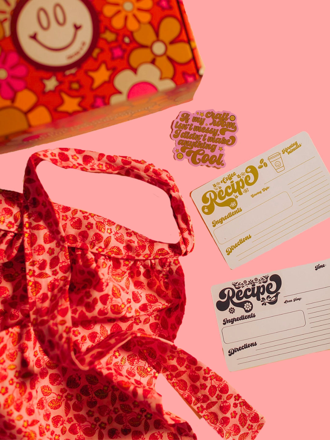 Strawberry Apron BUNDLE