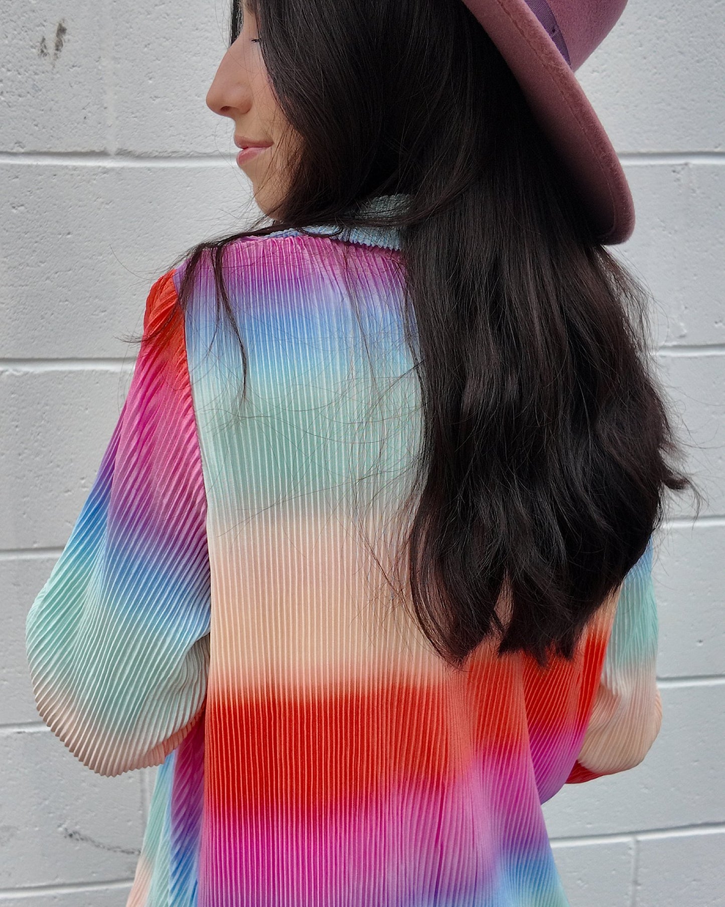 Sunset Ombré Flowy Top