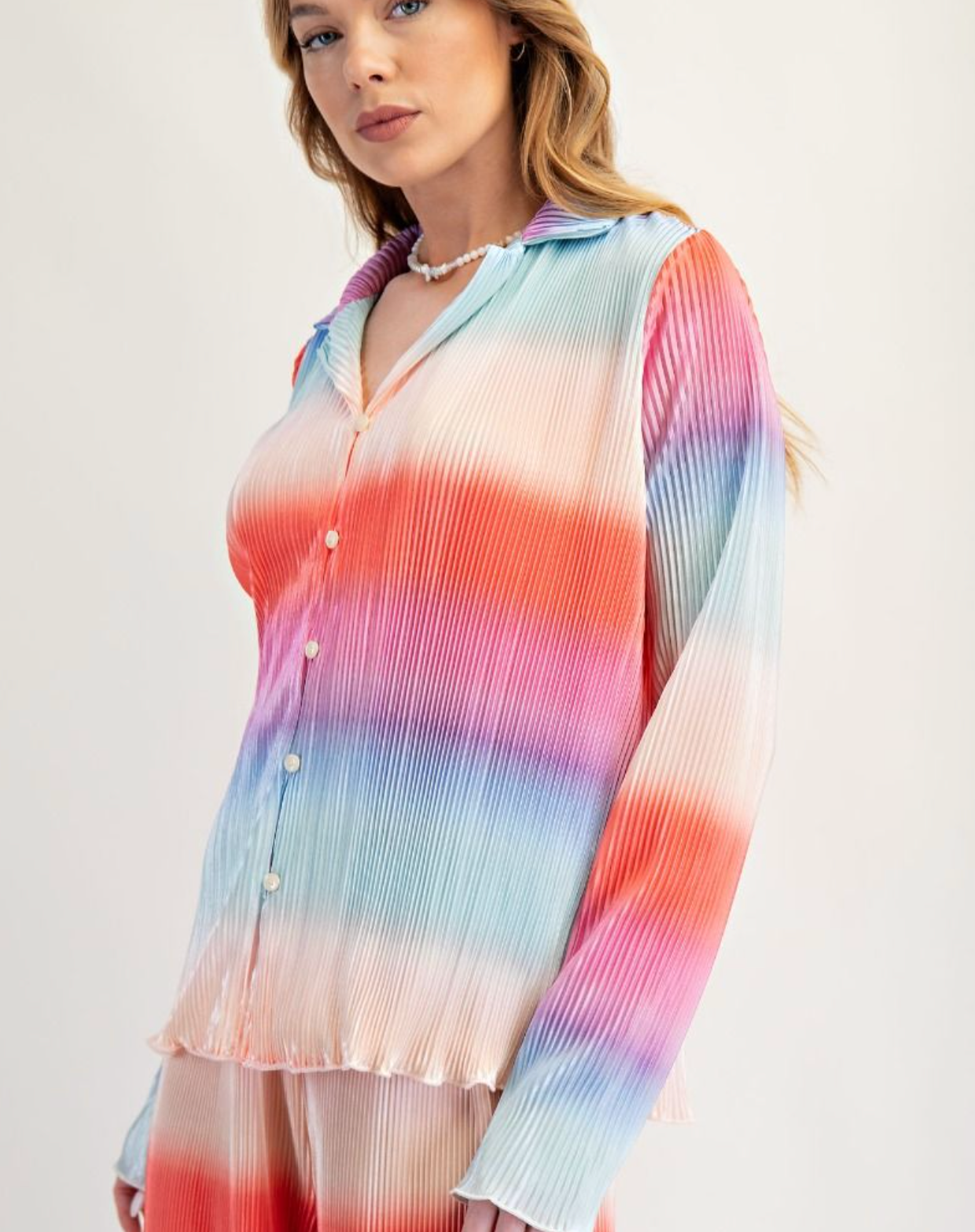 Sunset Ombré Flowy Top