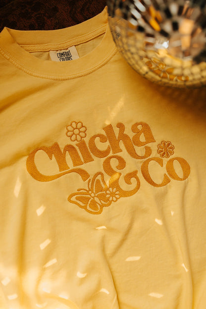 Chicka & Co Embroidered Tee