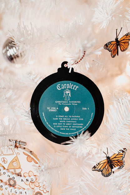 Vinyl Record Ornament (Set of 2)